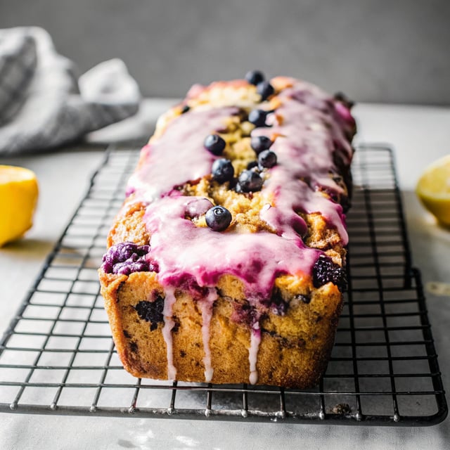 Paleo Lemon Blueberry Bread