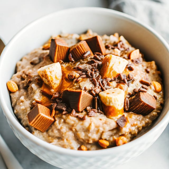 Peanut Butter Cup Overnight Oats