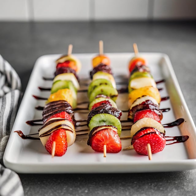 Rainbow Fruit Skewers