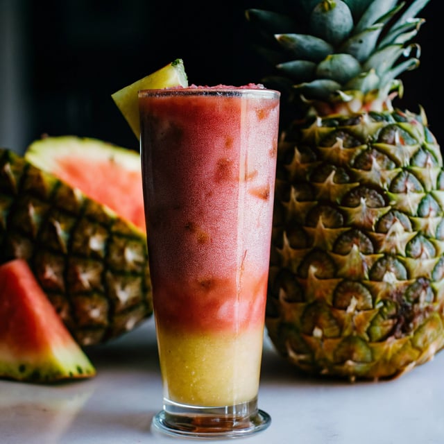 Refreshing Watermelon Pineapple Smoothie