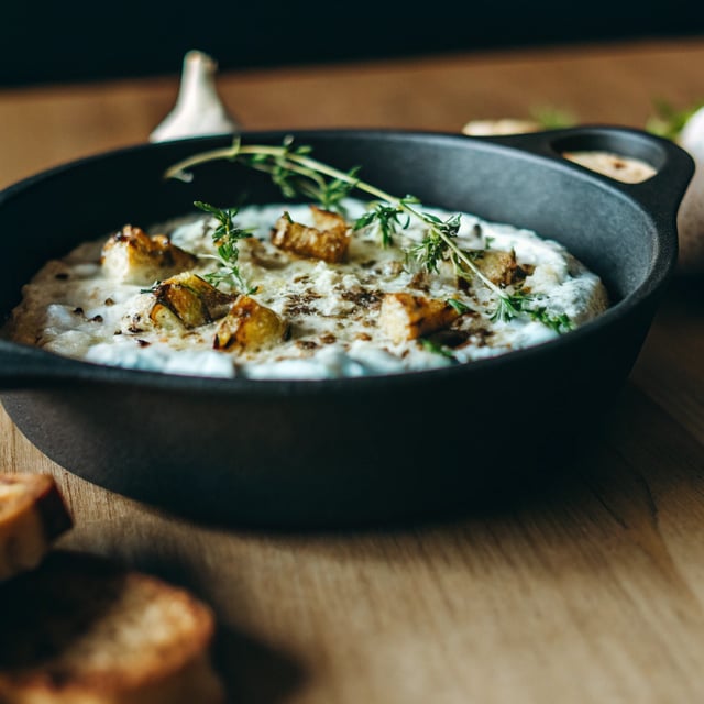 Roasted Garlic Whipped Feta Dip