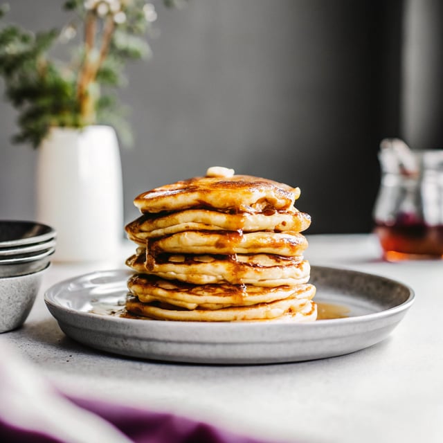 Salted Brown Butter Pancakes