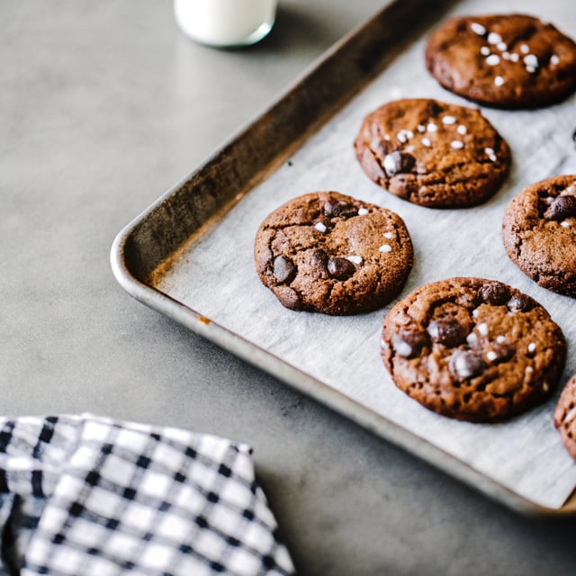 Salted Brownie Cookies