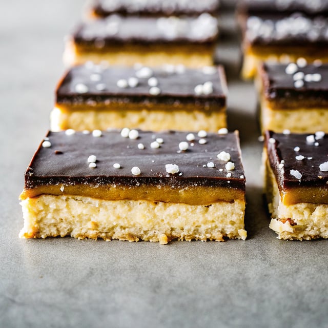 Salted Tahini Caramel Millionaire Bars (vegan and paleo)