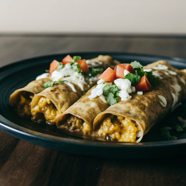 Skinny Huevos Rancheros Breakfast Enchiladas