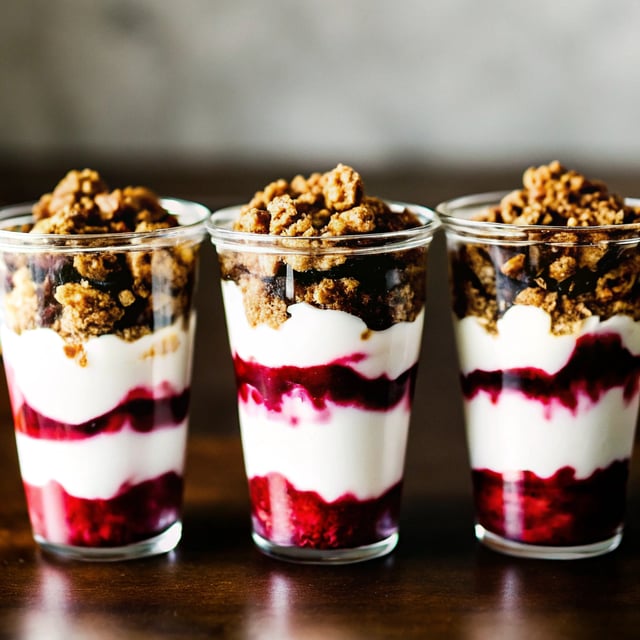Skinny Maple Granola Yogurt Parfaits