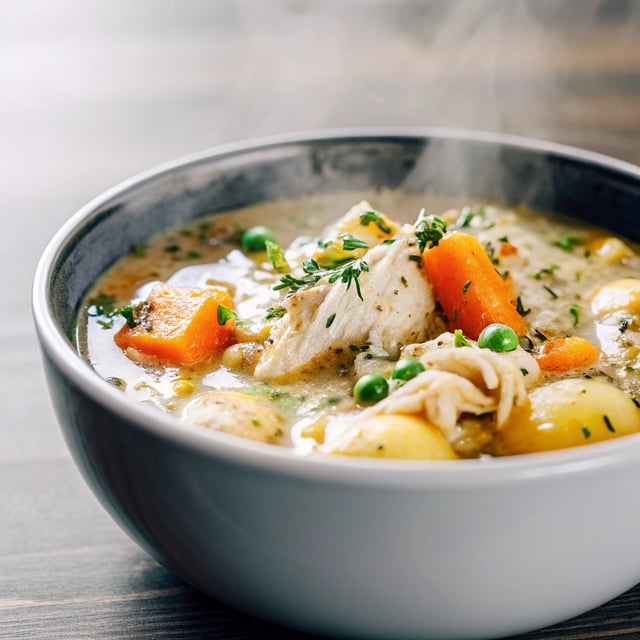 Slow Cooker White Wine Chicken Stew