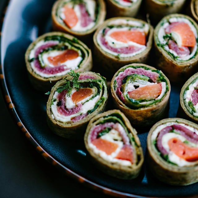 Smoked Salmon Pinwheels