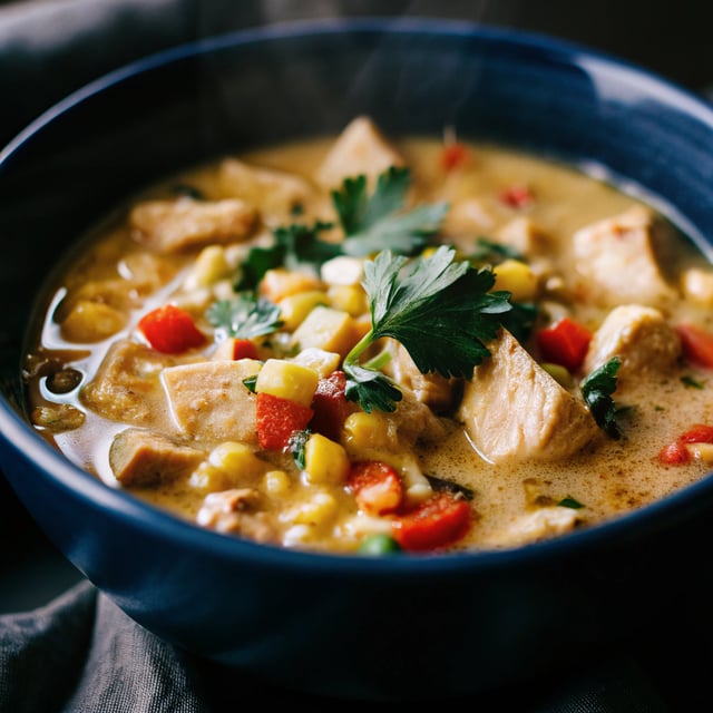 Southwest Chicken Corn Chowder