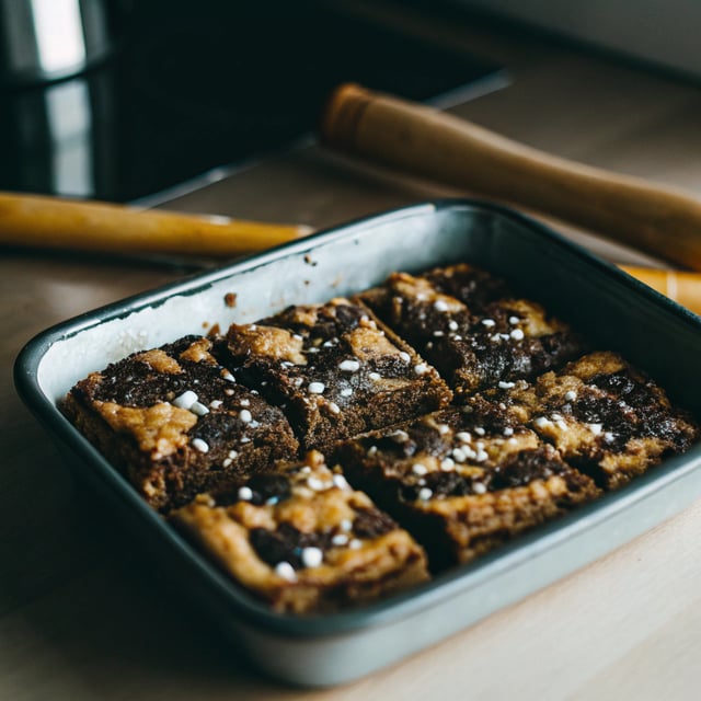 The Bad Day Bars {Sea Salt & Double Dark Chocolate Brownie Cookie Bars}