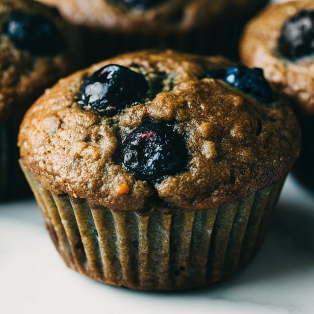 The Best Healthy Blueberry Oatmeal Muffins (gluten free!)