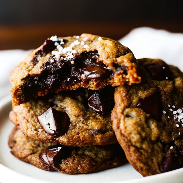 Truly Exceptional Salted Brown Butter Banana Chocolate Chunk Cookies