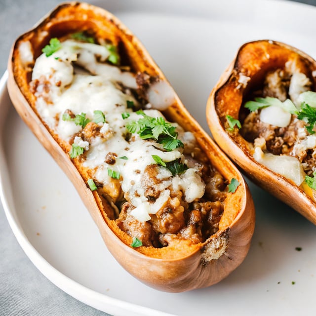 Twice Baked Butternut Squash
