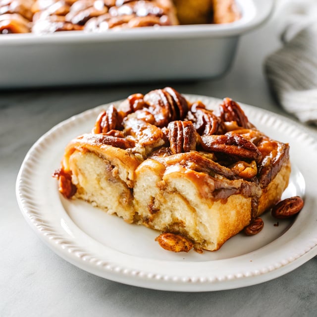 Upside-Down Orange Caramel Pecan French Toast Bake