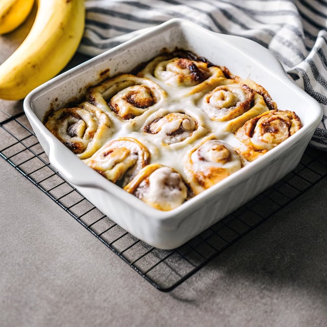 Vegan Banana Bread Cinnamon Rolls