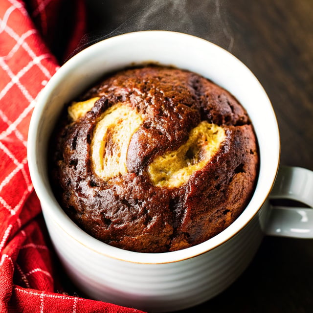 Vegan Banana Bread Mug Cake
