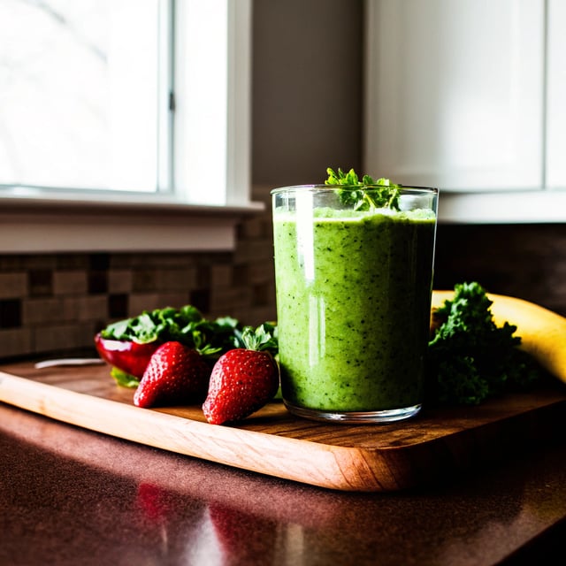 Vegan Detox Green Monster Smoothie