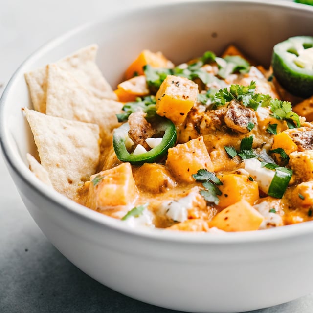 Vegan Jalapeno Butternut Squash Queso