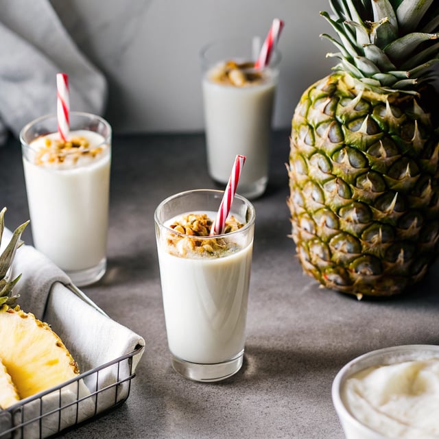Vegan Piña Colada Smoothies
