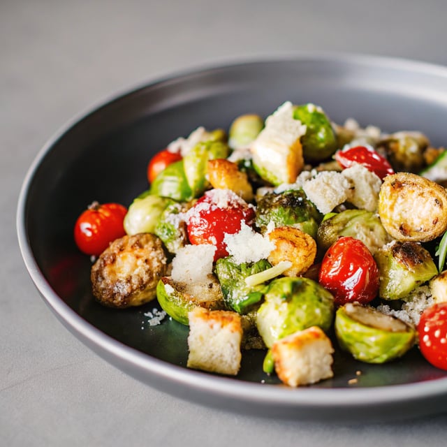 Warm Brussels Sprouts Salad