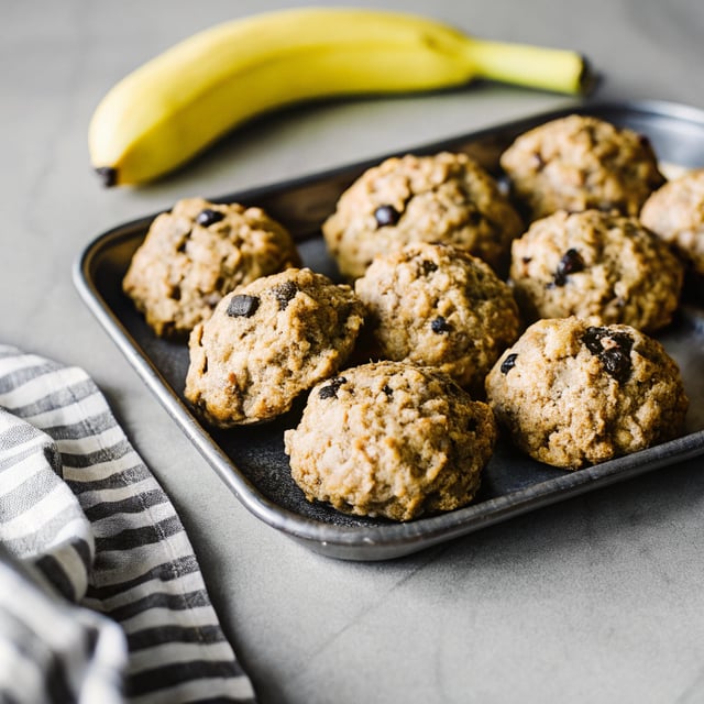 Whole Wheat Banana Oatmeal Chocolate Chip Cookies (made with coconut oil!)