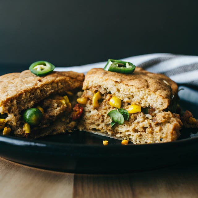 Whole Wheat Honey-Jalapeño Cornbread Chicken Tamale Pie