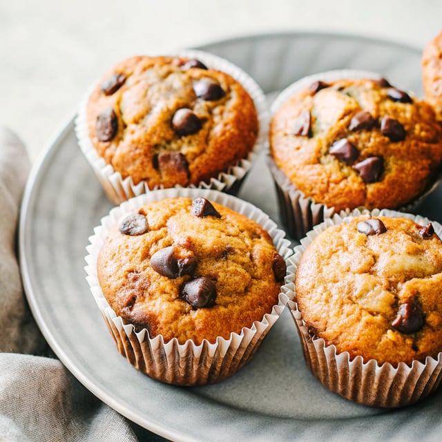 Whole Wheat Pumpkin Chocolate Chip Greek Yogurt Muffins