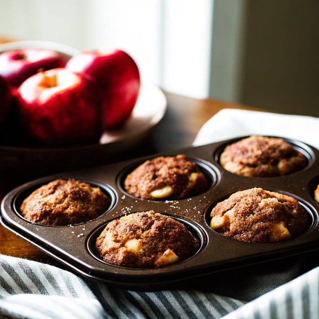 Apple Muffins with Cinnamon-Sugar Topping