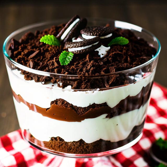 Baileys White Chocolate Mousse Trifle