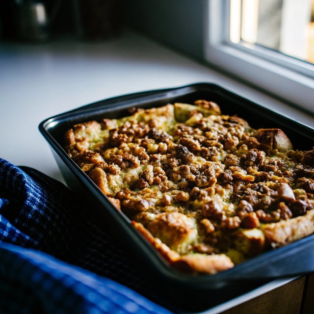 Baked French Toast Recipe with Praline Topping