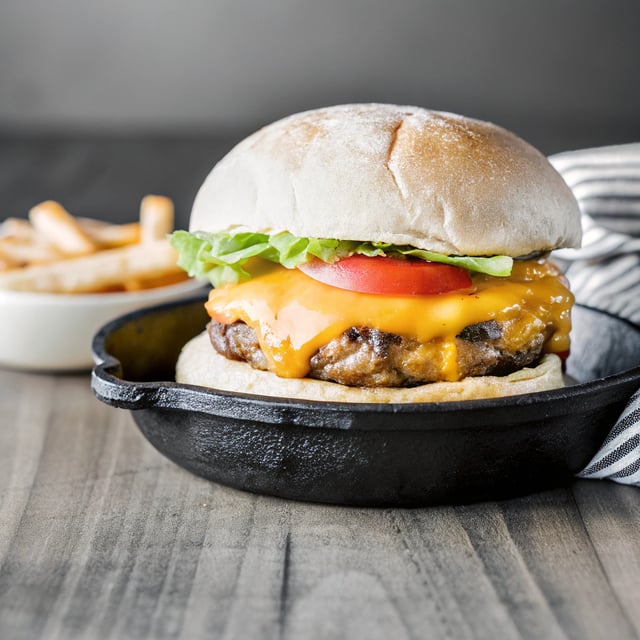 Cast Iron Skillet Cheeseburgers