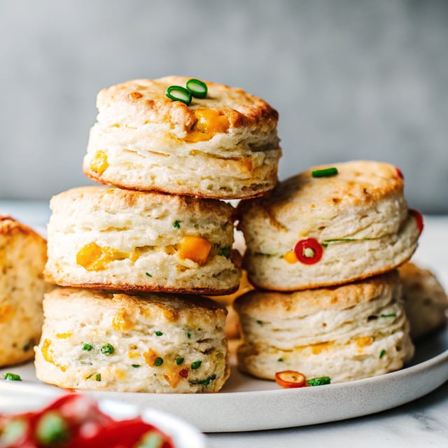 Cheddar, Jalapeño and Chive Biscuits