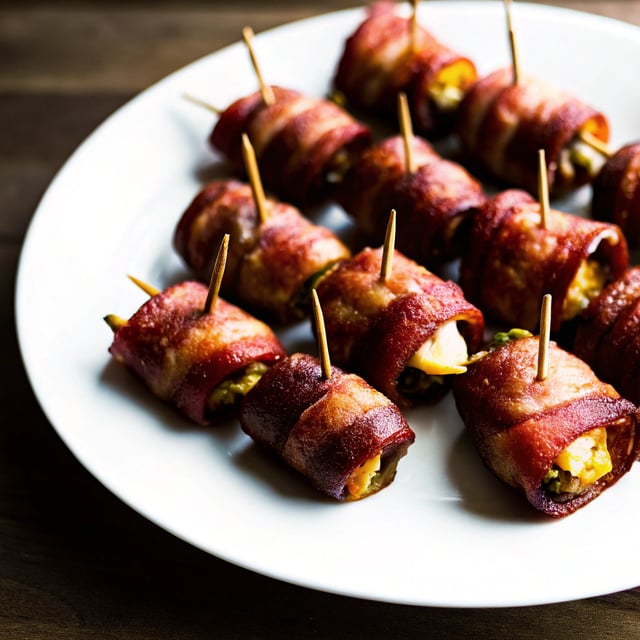 Cheesy Bacon-Wrapped Dates