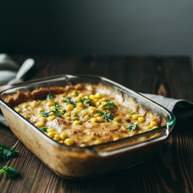 Cheesy Creamed Corn Casserole