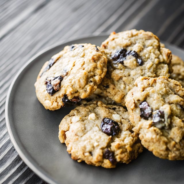 Chewy Oatmeal-Raisin Cookies