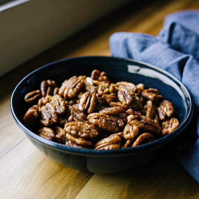 Cinnamon-Sugar Candied Pecans