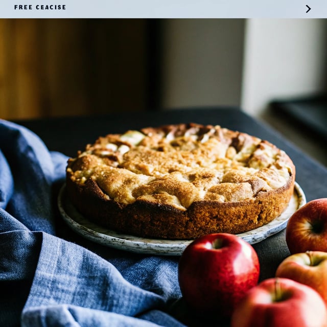 Classic French Apple Cake