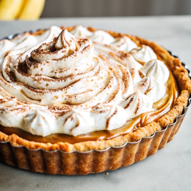 Easy Banoffee Pie with Coffee Whipped Cream