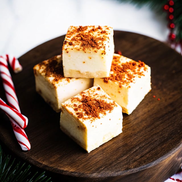 Eggnog Fudge
