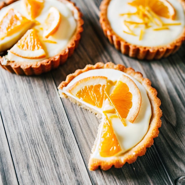 Fresh Orange Cream Tart