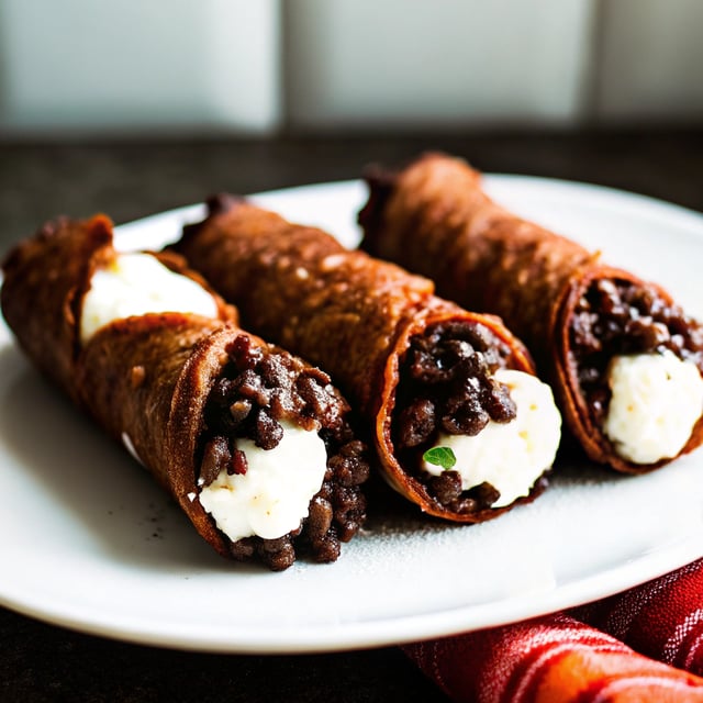Homemade Cannoli