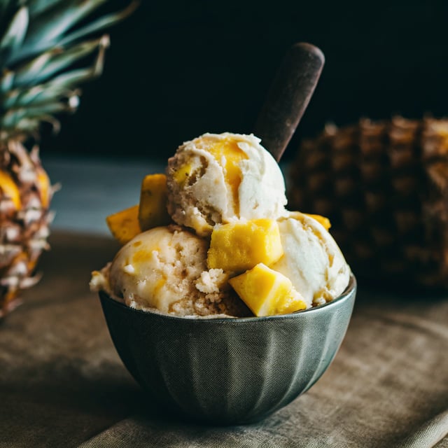 Homemade Pineapple Ice Cream Topping