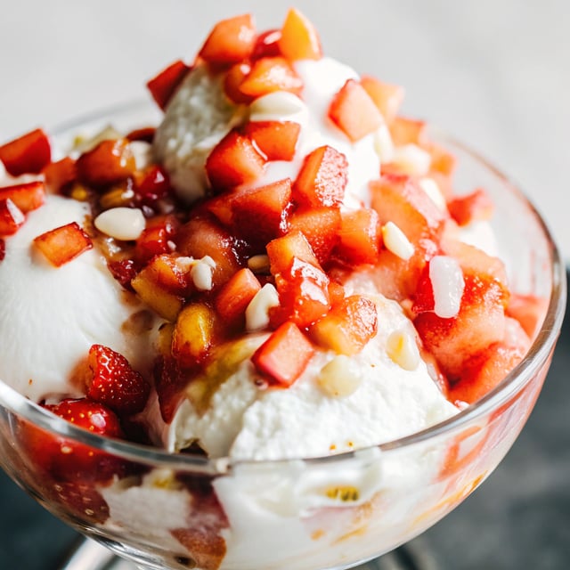 Homemade Strawberry Ice Cream Topping