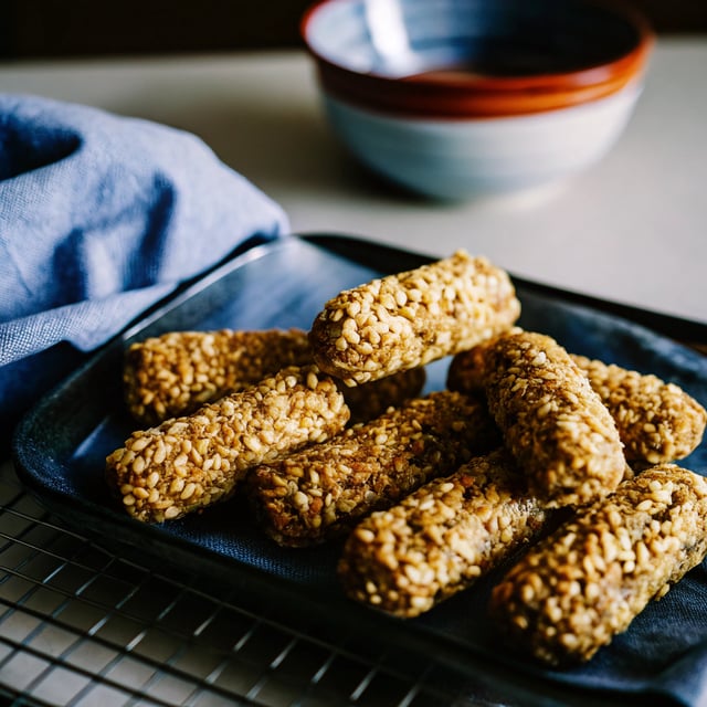 Italian Sesame Seed Cookies (Giuggiulena)