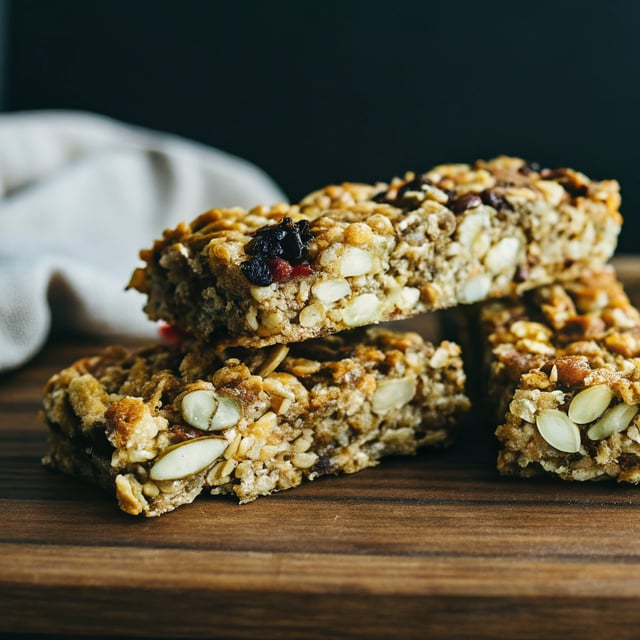 No-Bake 5-Ingredient Granola Bars