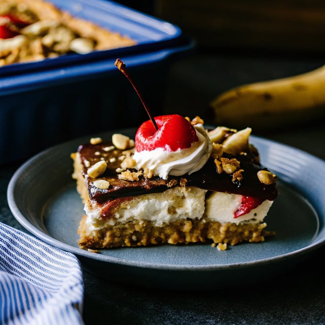 No Bake Banana Split Dessert