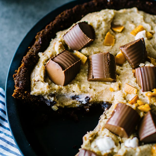 No-Bake Butterfinger Pie