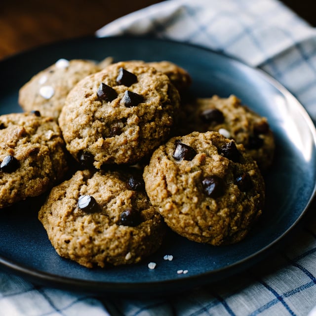 Oatmeal-Dark Chocolate Chip & Coconut Cookies