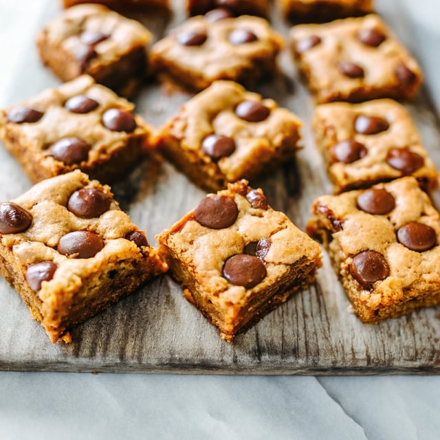 Peanut Butter Chocolate Chip Cookie Bars