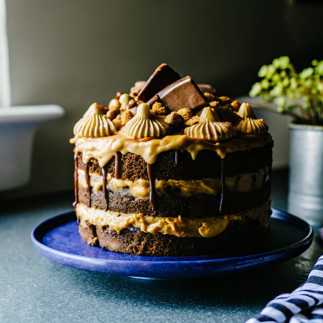 Peanut Butter Cup Overload Cake